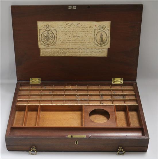 An inlaid artists box